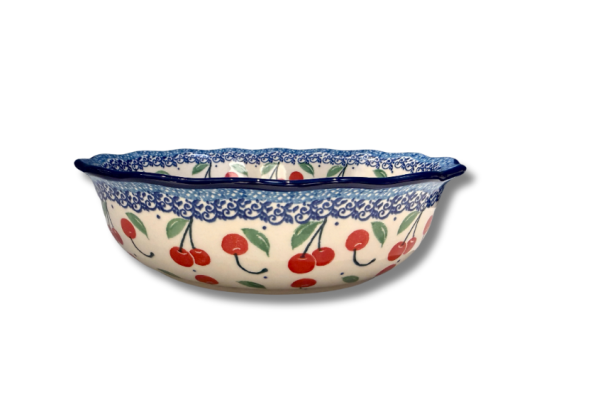 D78 Bunzlau Serveer Schaal golvende rand 2715X Ovale Schalen